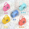 factory wholesale silicone rubber mini fashionable zipper handbag coin purse cheap price promotional gifts